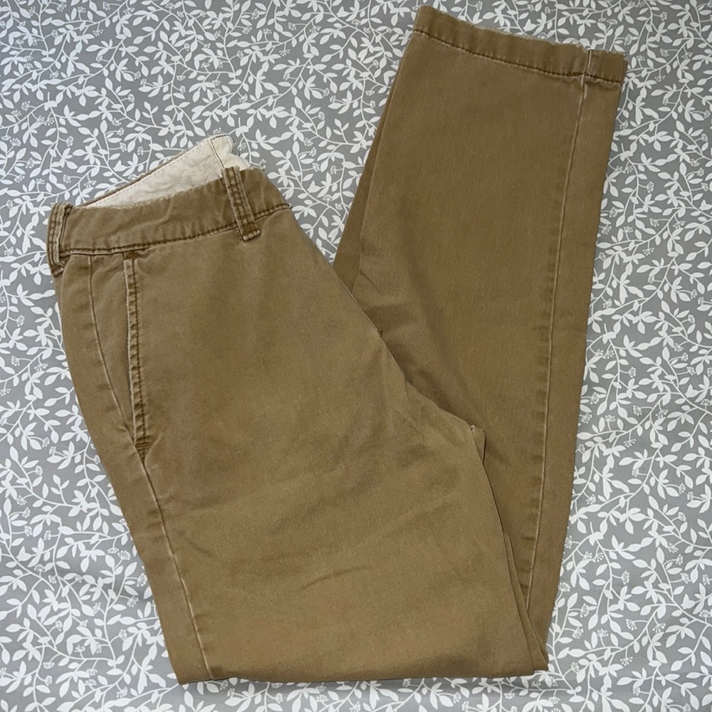 Mens hollister button fly khakis pants